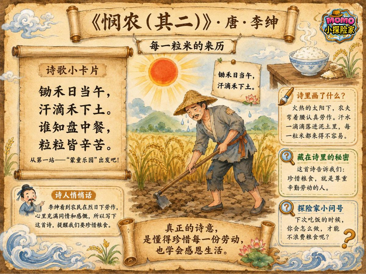 《悯农》导读