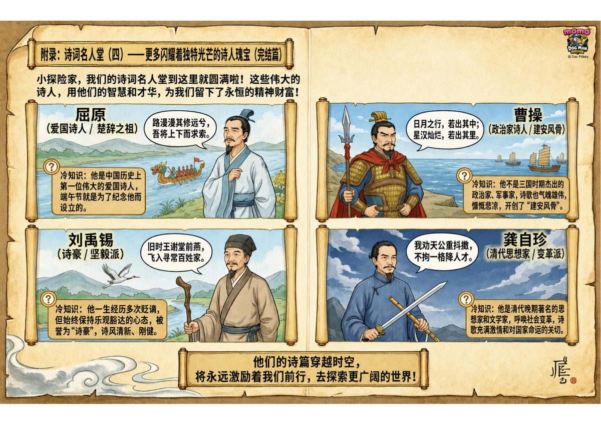附录·诗词名人堂（五）