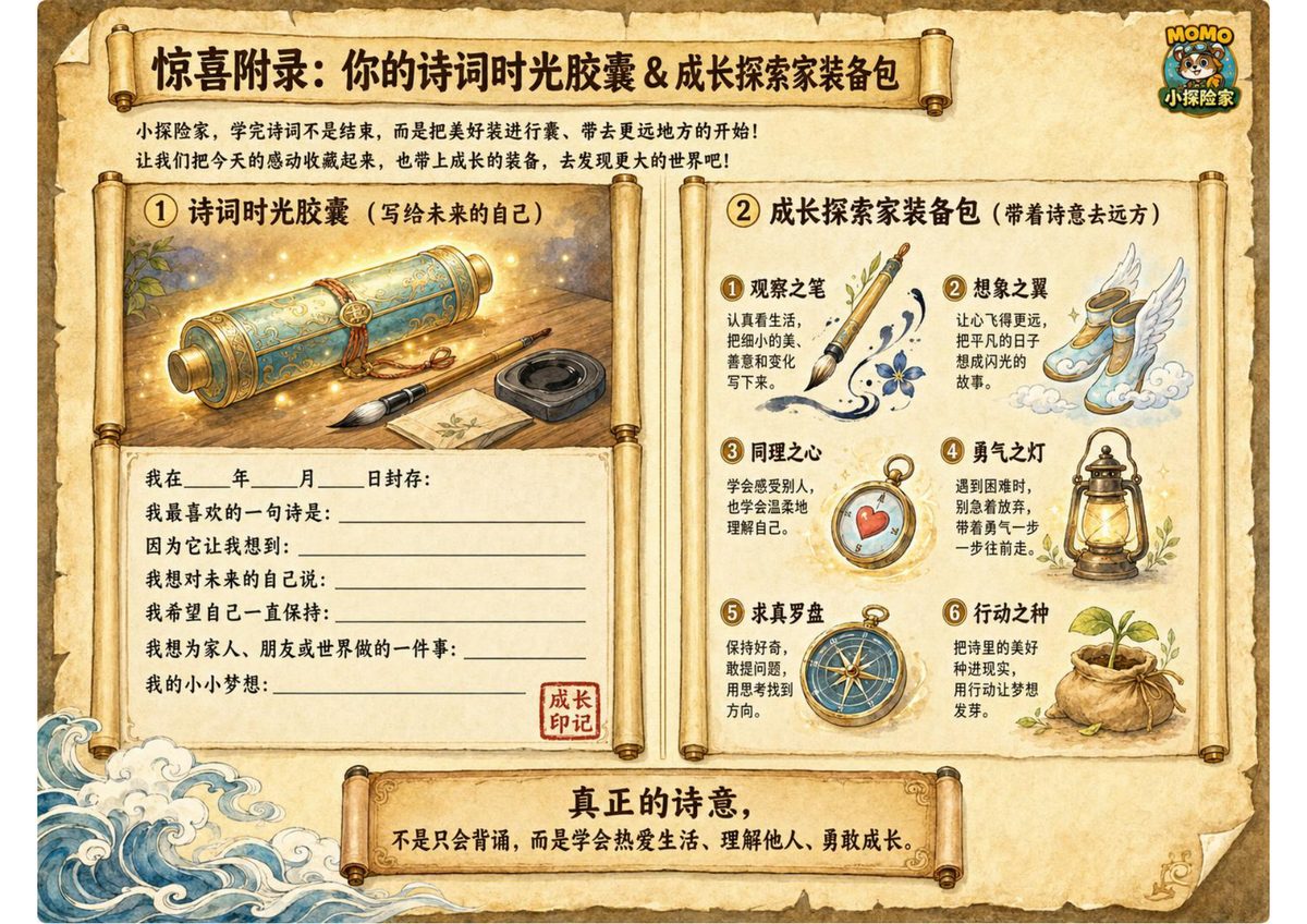 尾页·给小探险家的祝福
