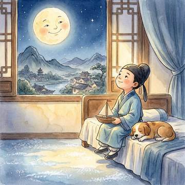 静夜思插图