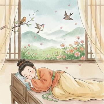 春晓插图