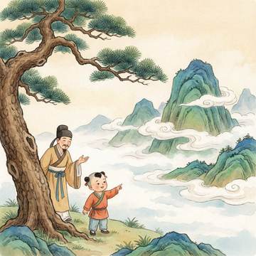 寻隐者不遇插图