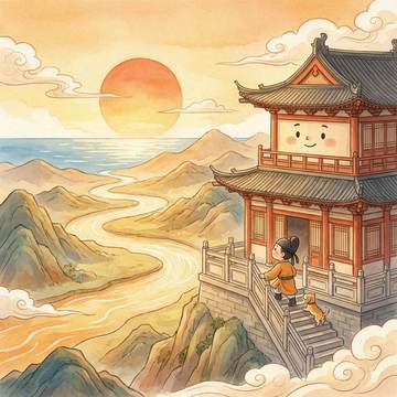 登鹳雀楼插图