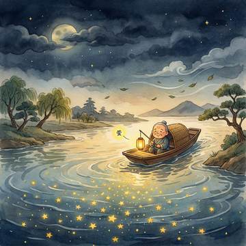 舟夜书所见插图