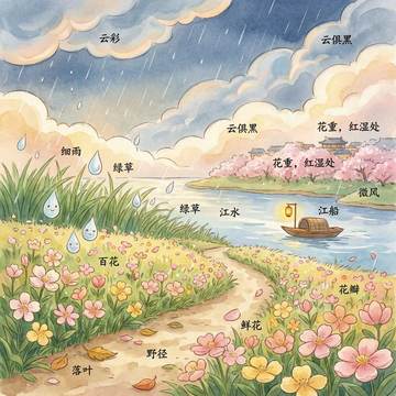 春夜喜雨插图