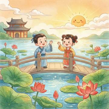 晓出净慈寺送林子方插图