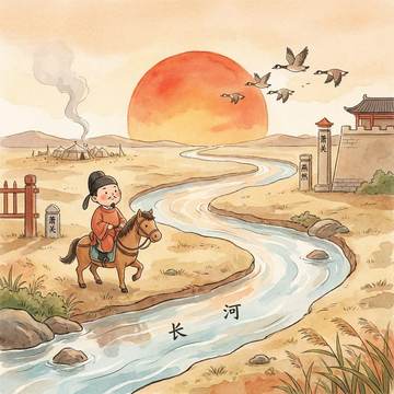 使至塞上插图