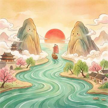 望天门山插图