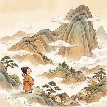 题西林壁插图