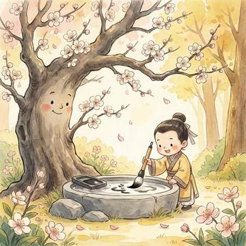 墨梅插图