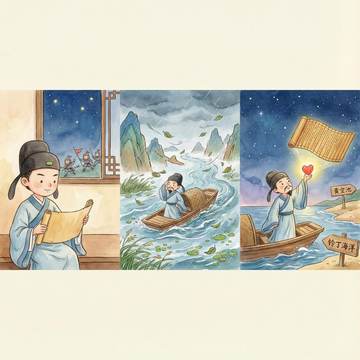 过零丁洋插图
